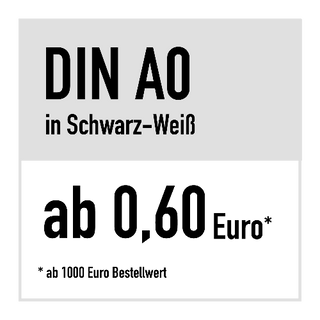 DIN A0 Drucke in Schwarz/Weiß